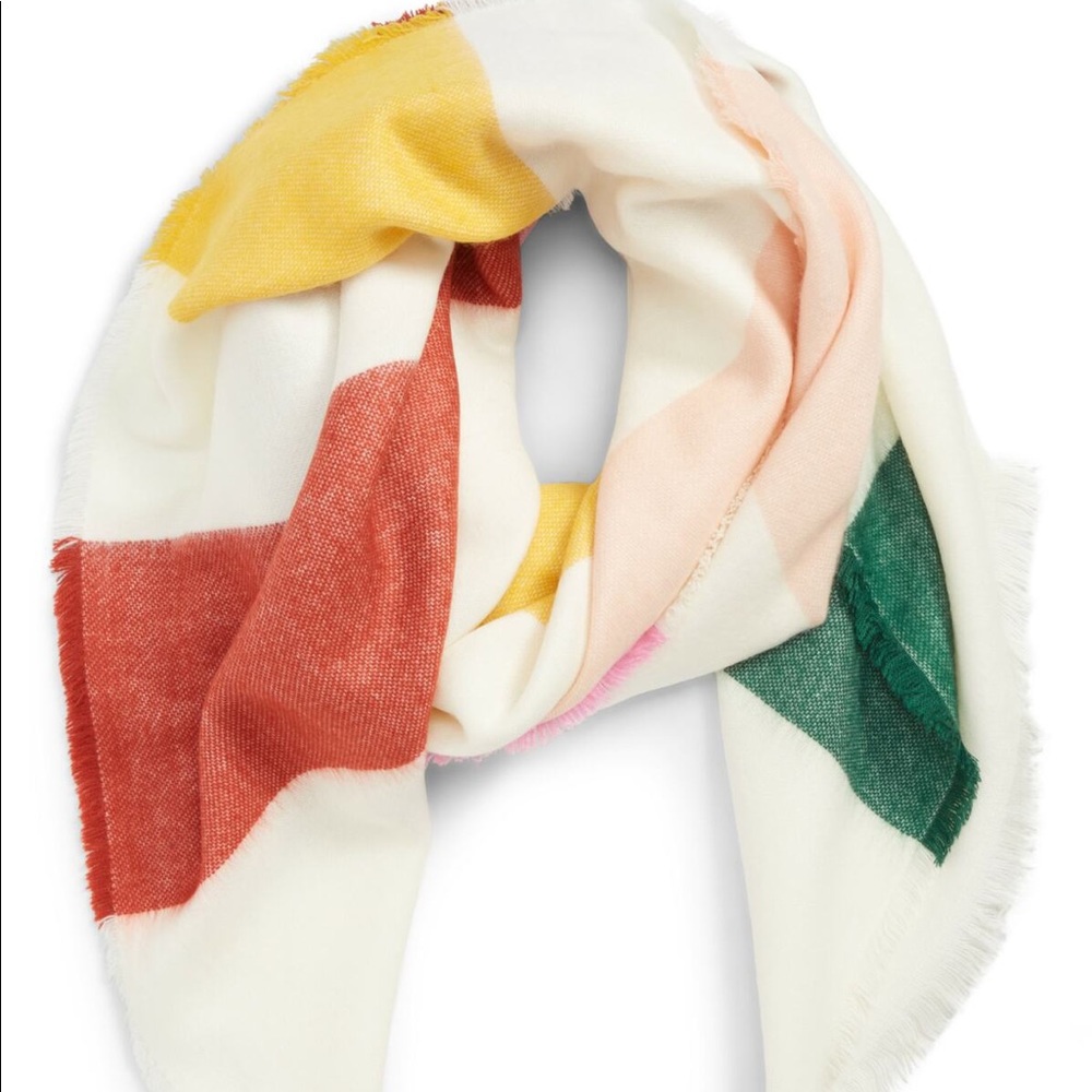 Madewell Rainbow Striped Scarf